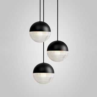 Solara Suspension en Laiton Verre Moderne