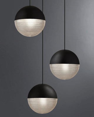 Solara Suspension en Laiton Verre Moderne