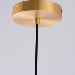 Solara Suspension en Laiton Verre Moderne