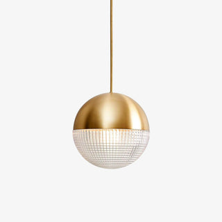Solara Suspension en Laiton Verre Moderne
