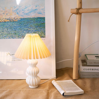 Hart Lampe de Table Vintage en Tissu