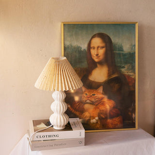 Hart Lampe de Table Vintage en Tissu