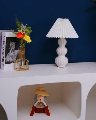 Hart Lampe de Table Vintage en Tissu