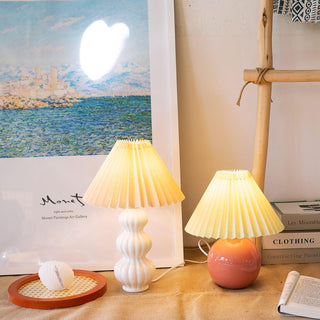 Hart Lampe de Table Vintage en Tissu
