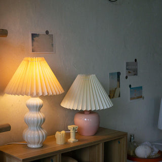 Hart Lampe de Table Vintage en Tissu