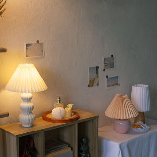 Hart Lampe de Table Vintage en Tissu