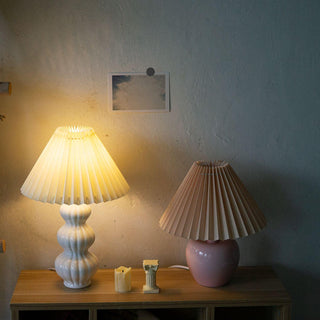 Hart Lampe de Table Vintage en Tissu