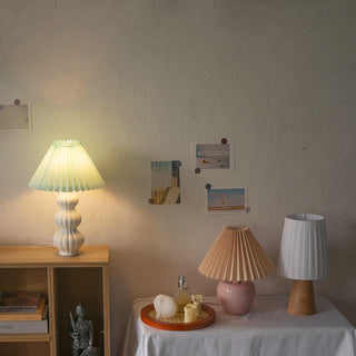 Hart Lampe de Table Vintage en Tissu