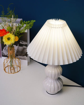 Hart Lampe de Table Vintage en Tissu