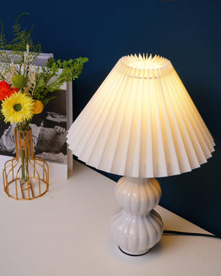 Hart Lampe de Table Vintage en Tissu