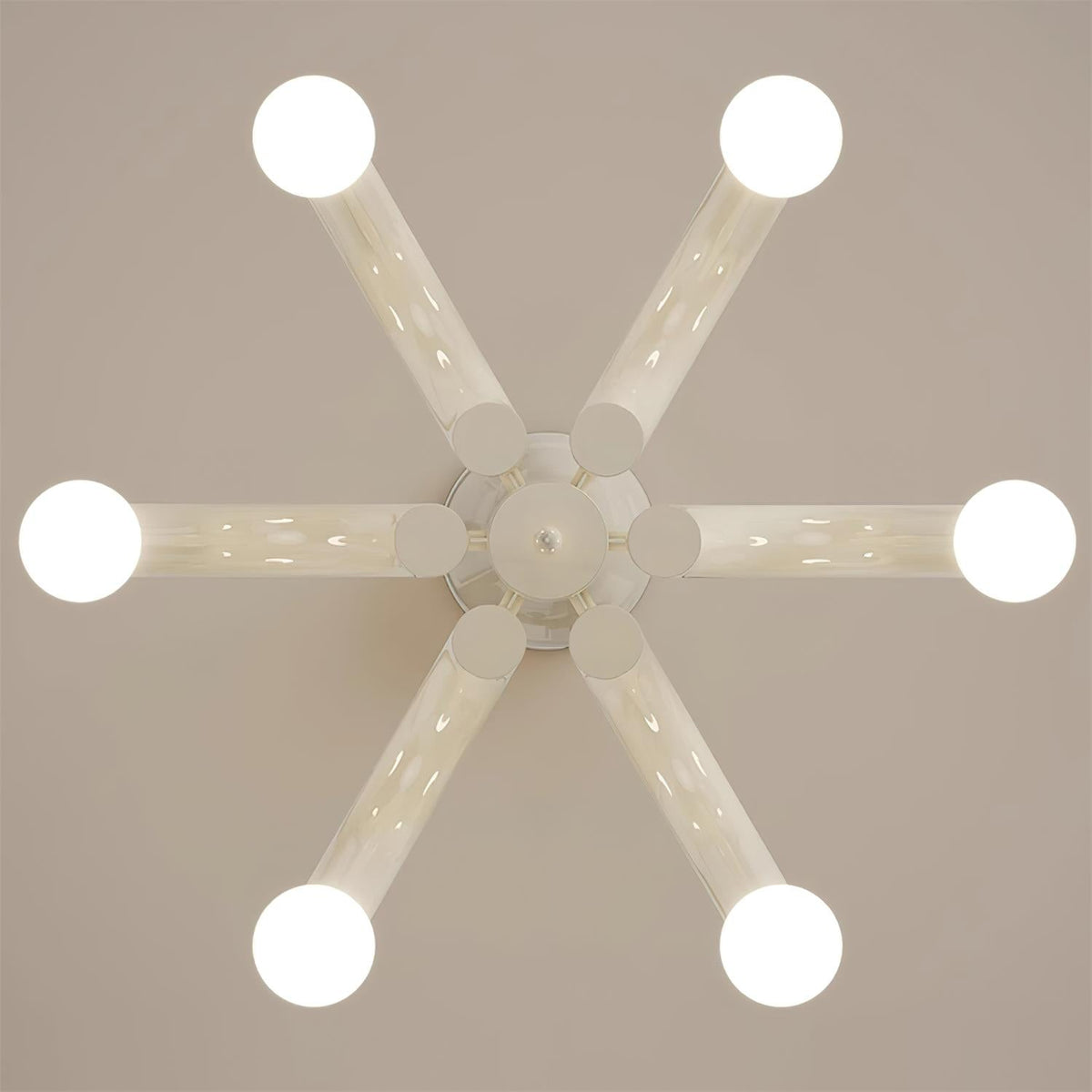 Fivelle Modern Cream Multi-Arm Chandelier-Neutral Decor