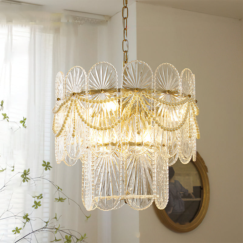 The 10-light version of the Leon Chandelier, ideal for larger spaces.
