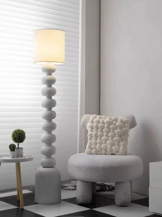 Khev Lampadaire Moderne en Tissu
