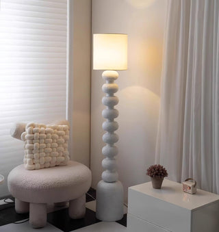 Khev Lampadaire Moderne en Tissu