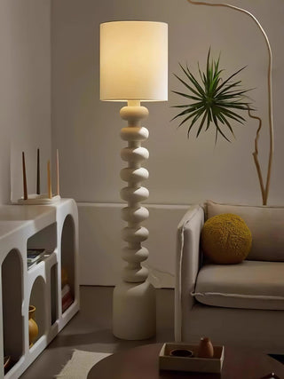 Khev Lampadaire Moderne en Tissu
