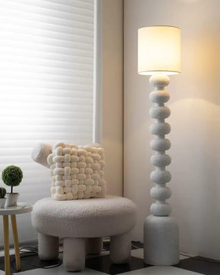 Khev Lampadaire Moderne en Tissu