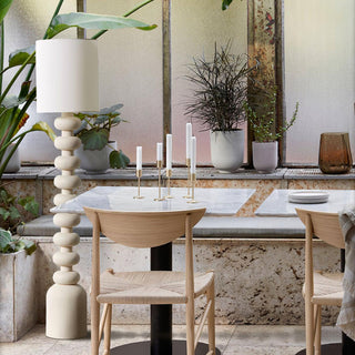 Khev Lampadaire Moderne en Tissu