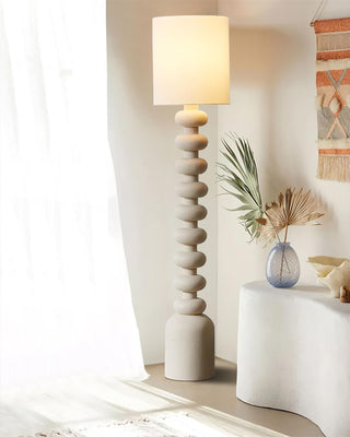 Khev Lampadaire Moderne en Tissu