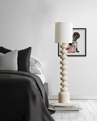 Khev Lampadaire Moderne en Tissu
