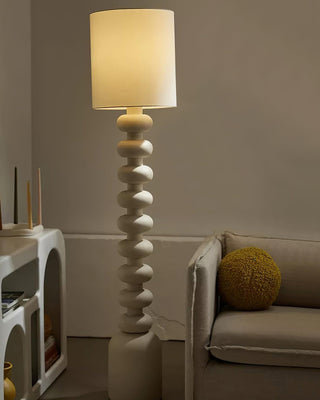 Khev Lampadaire Moderne en Tissu