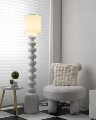 Khev Lampadaire Moderne en Tissu