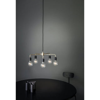 Lustre Métal Industriel Traditionnel Vecarisra