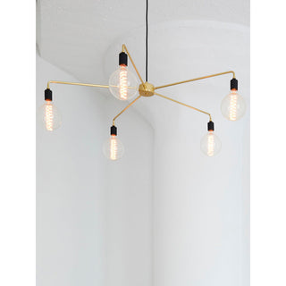 Lustre Métal Industriel Traditionnel Vecarisra