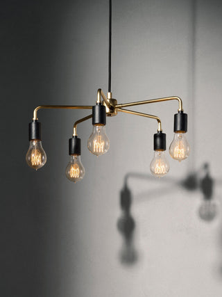Lustre Métal Industriel Traditionnel Vecarisra