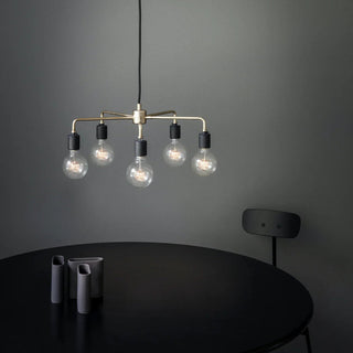 Lustre Métal Industriel Traditionnel Vecarisra
