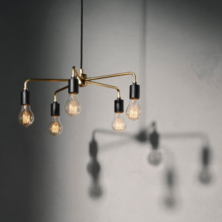 Lustre Métal Industriel Traditionnel Vecarisra