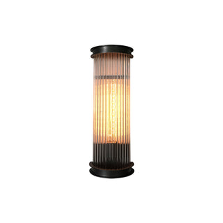 Lampe Murale Métal et Cristal Industrielle Vintage Armarila-Luire