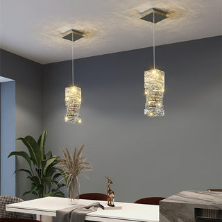 Crysta Lampe Suspendue en Cristal Luxe