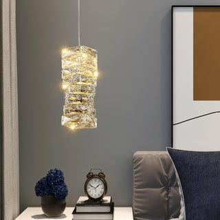Crysta Lampe Suspendue en Cristal Luxe