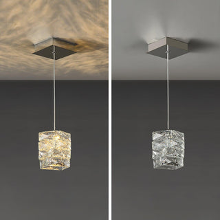 Crysta Lampe Suspendue en Cristal Luxe