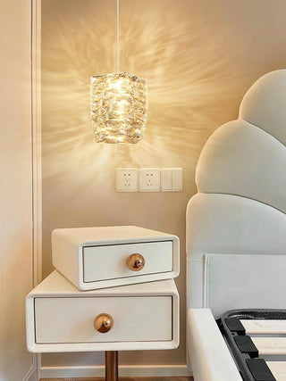 Crysta Lampe Suspendue en Cristal Luxe