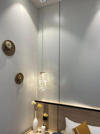 Crysta Lampe Suspendue en Cristal Luxe