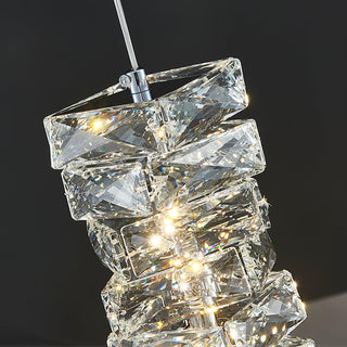 Crysta Lampe Suspendue en Cristal Luxe