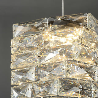 Crysta Lampe Suspendue en Cristal Luxe