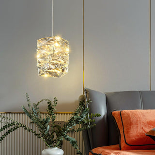 Crysta Lampe Suspendue en Cristal Luxe
