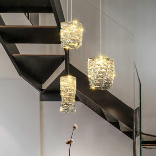 Crysta Lampe Suspendue en Cristal Luxe