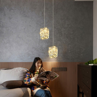 Crysta Lampe Suspendue en Cristal Luxe