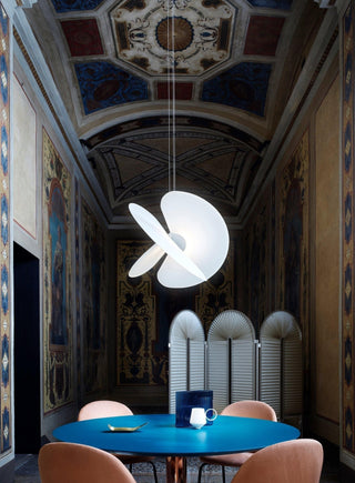 Whirl Suspension Lampe en Tissu Moderne