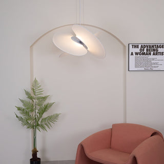 Whirl Suspension Lampe en Tissu Moderne