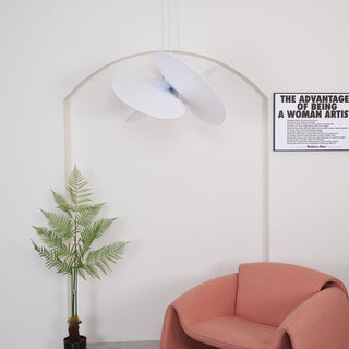 Whirl Suspension Lampe en Tissu Moderne