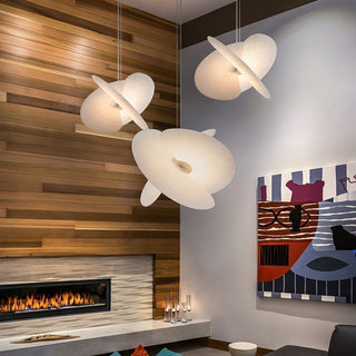 Whirl Suspension Lampe en Tissu Moderne