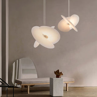 Whirl Suspension Lampe en Tissu Moderne