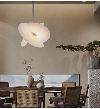 Whirl Suspension Lampe en Tissu Moderne