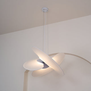 Whirl Suspension Lampe en Tissu Moderne