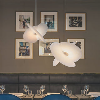 Whirl Suspension Lampe en Tissu Moderne