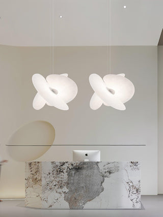 Whirl Suspension Lampe en Tissu Moderne
